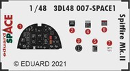  Eduard Accessories  1/48 Supermarine Spitfire Mk.II SPACE 3D Decals EDU3DL48007