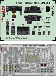 Eduard Accessories  1/48 North-American/Rockwell OV-10D Bronco EDU3DL48058
