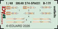 SPACE - B-17F Flying Fortress Seatbelts (REV kit) EDU3DL48274