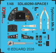  Eduard Accessories  1/48 Hawker Typhoon Mk.Ib SPACE EDU3DL48290