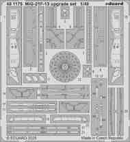  Eduard Accessories  1/48 Mikoyan MiG-21F-13 upgrade set EDU481175