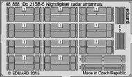  Eduard Accessories  1/48 Do215B5 Night Fighter Radar Antennas for ICM EDU48868