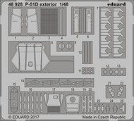  Eduard Accessories  1/48 P-51D Exterior for MGK EDU48928