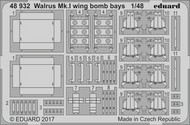  Eduard Accessories  1/48 Walrus Mk I Wing Bomb Bays for ARX EDU48932