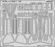 Eduard Accessories  1/48 Aircraft- Fw.190A-3 for EDU EDU48956