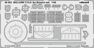  Eduard Accessories  1/48 Aircraft- MiG-23MF FOD for EDU/Brassin Set EDU48983