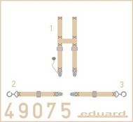  Eduard Accessories  1/48 Seatbelts Super Fabric-Type SSW D III for EDU (Painted) EDU49075