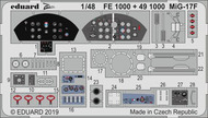  Eduard Accessories  1/48 Aircraft- MiG-17F for HBO (Painted) EDU491000
