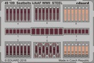  Eduard Accessories  1/48 Seatbelts IJAAF Steel WWII (Painted) EDU49109