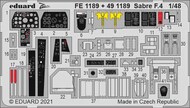  Eduard Accessories  1/48 Canadair Sabre F.4 Detail Set EDU491189