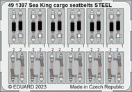  Eduard Accessories  1/48 Westland Sea King HU.5 cargo seatbelts STEEL EDU491397