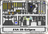  Eduard Accessories  1/48 JAS-39 Gripen Detail EDU49300