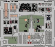  Eduard Accessories  1/48 P-51D for HBO (Painted Self Adhesive) EDU49603