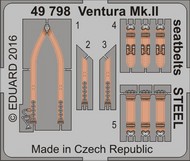  Eduard Accessories  1/48 Seatbelts Ventura Mk II Steel for RVL (Painted) EDU49798