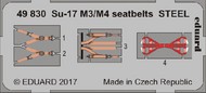  Eduard Accessories  1/48 Seatbelts Su17 M3/4 Steel for KTY (Painted) EDU49830