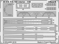 Aircraft- F/A-18D Interior for KIN (Painted) #EDU49916
