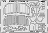  Eduard Accessories  1/48 Aircraft- Meteor FR9 Interior for ARX (Painted) EDU49937