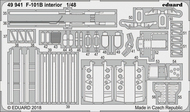  Eduard Accessories  1/48 Aircraft- F-101B Interior for KTY (Painted) EDU49941