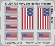  Eduard Accessories  1/700 Ship- Modern US Navy Ensign Flag Steel (Painted) EDU53225