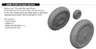 Messerschmitt Bf.109G-5/6 wheels EDU624008