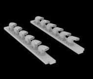  Eduard Accessories  1/32 Aircraft- Bf.109G-6 Exhaust Stacks for RVL (Photo-Etch & Resin) EDU632020
