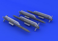 R77/AA12 Adder Missiles (4) (Photo-Etch, Resin & Decals) #EDU648143