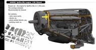  Eduard Accessories  1/48 Spitfire Mk I Engine for EDU (Photo-Etch & Resin) EDU648582