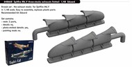 Supermarine Spitfire Mk.V three-stacks exhausts fishtail #EDU648668