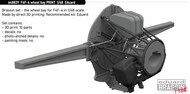 Grumman F4F-4 Wildcat wheel bay PRINT #EDU648829