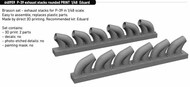 Eduard Accessories  1/48 Bell P-39 exhaust stacks rounded PRINT EDU648959