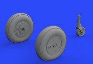 Aircraft- Ki-61Id Wheels for TAM (Resin) #EDU672201