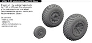 North-American P-51D Mustang wheels diamond tread #EDU672366