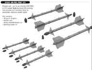 AIM-9M/L PRINTBrassin set EDU672443