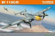  Eduard Accessories  1/72 Bf.110C/D Fighter (Profi-Pack Plastic Kit) EDU7081