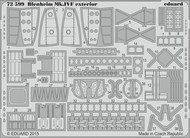  Eduard Accessories  1/72 Blenheim Mk IVF Exterior for ARX EDU72599