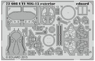  Eduard Accessories  1/72 UTI MiG-15 Exterior for EDU EDU72608