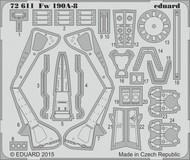  Eduard Accessories  1/72 Fw.190A-8 for EDU EDU72611