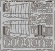  Eduard Accessories  1/72 SB2C5 Helldiver Undercarriage for SHY EDU72656