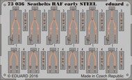  Eduard Accessories  1/72 Seatbelts RAF Early Steel (Painted) EDU73036