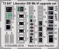  Eduard Accessories  1/72 Aircraft- Liberator GR Mk VI Upgrade Set for EDU (Painted) EDU73647