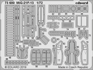  Eduard Accessories  1/72 MiG-21F-13 Detail EDU73680