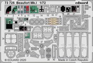  Eduard Accessories  1/72 Beaufort Mk I for ARX (Painted) EDU73725