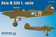  Eduard Models  1/72 Avia B-534 I Serie Aircraft (Wkd Edition Plastic Kit) EDU7446