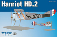 Hanriot HD-2 BiPlane (Wkd Edition Plastic Kit) #EDU8413