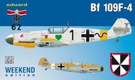 Bf.109F-4 Fighter (Wkd Edition Plastic Kit) #EDU84146