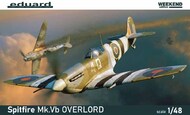 WWII Spitfire Mk Vb Overlord Fighter (Wkd Edition Plastic Kit) #EDU84200