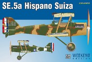 SE5a Hispano Suiza Aircraft (Wkd Edition Plastic Kit) #EDU8453