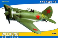 I16 Type 18 Soviet Fighter Leningrad (Wkd Edition Plastic Kit) #EDU8465