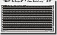  Eduard Accessories  1/700 Railings 45ft 3 Chain Bars Long  PE-SETS EDU99019