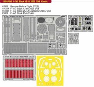BIG ED F-16C Block 42 Falcon (thru 2005) Super Detail Set (KIN kit) #EDUBIG49365